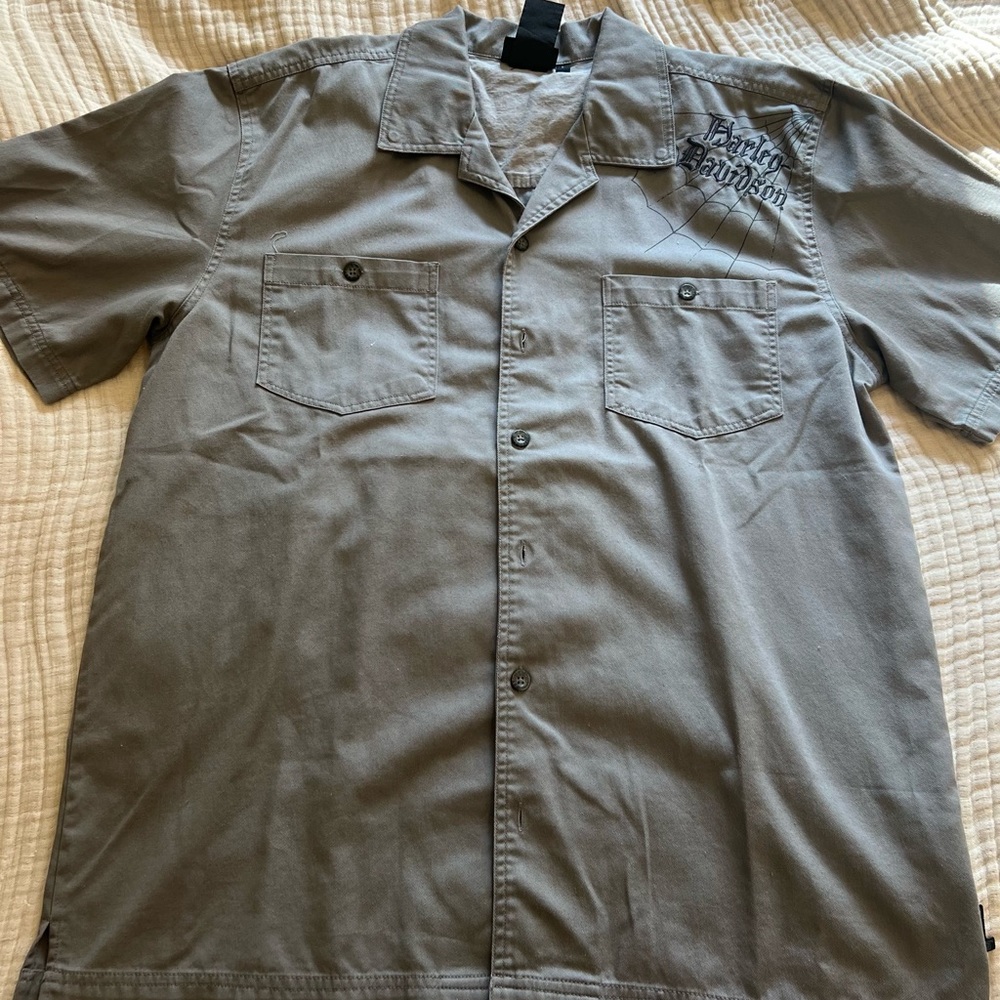 Harley Davidson button up